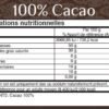Pâte de cacao 100% en morceaux